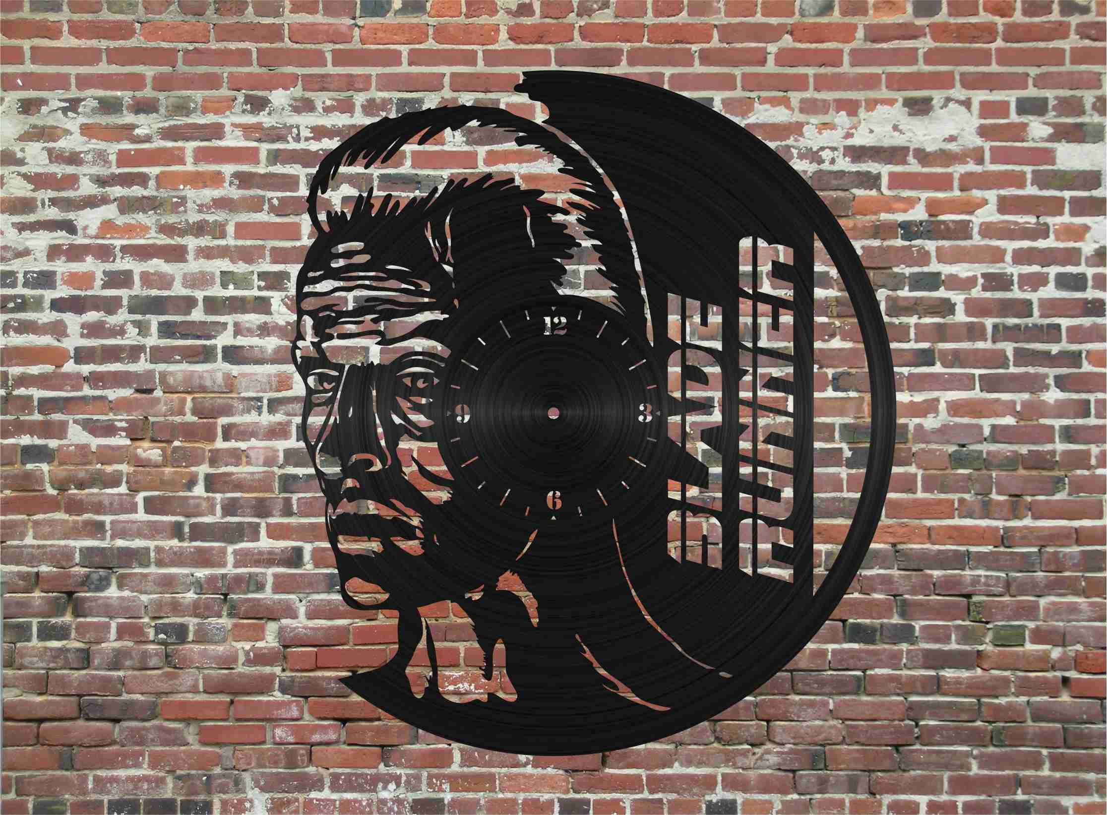 Acrylic Blade Runner clock 30cm