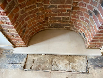 Restoration to chimney cornice