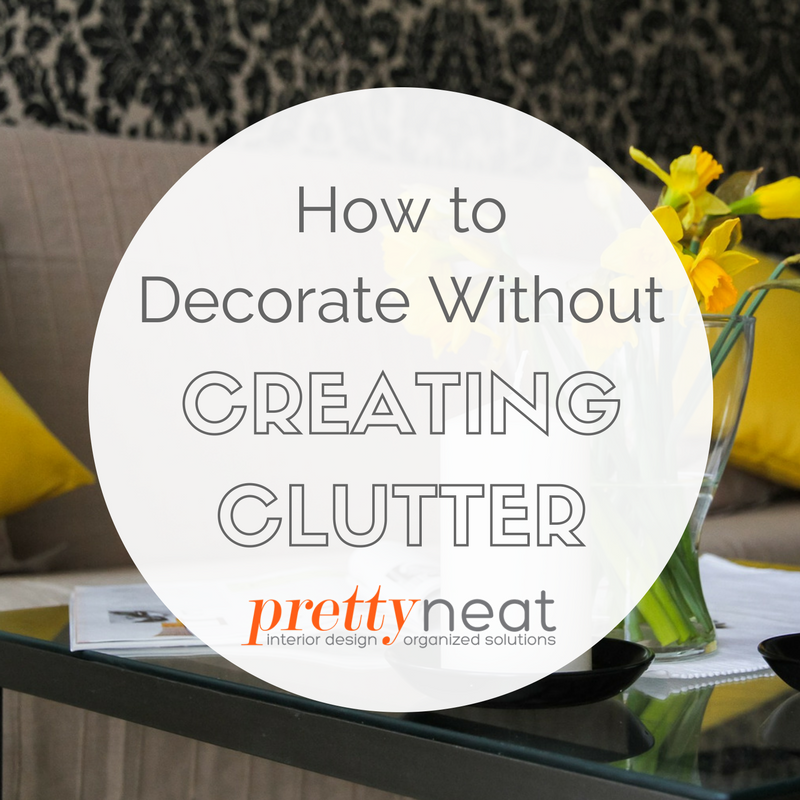 decorate without clutter