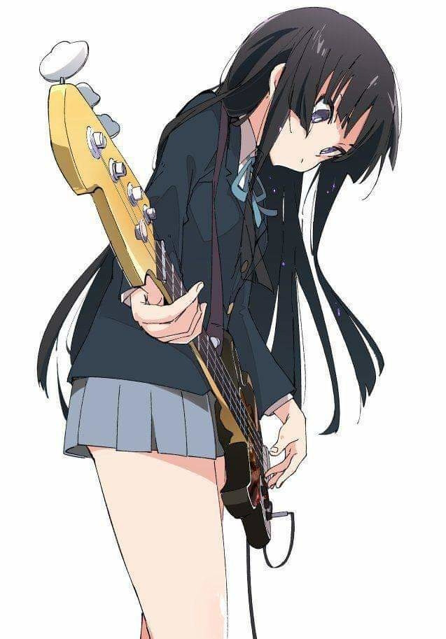anime girl with black hair