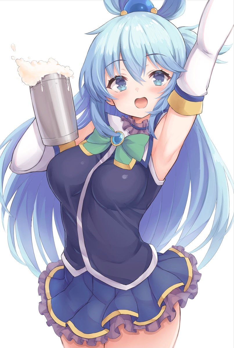 Aqua is a God who loves to drink and is kinda sexual?