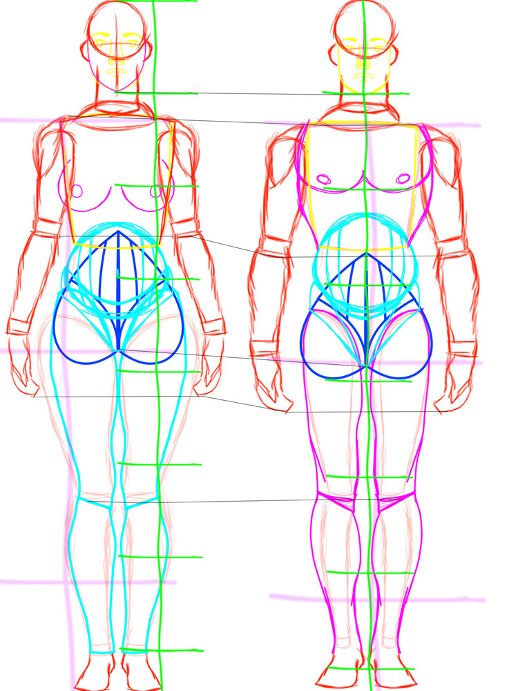 Drawing Anime Boys body