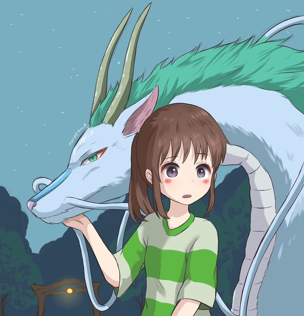 Spirited Away Anime Dragon Fan Art