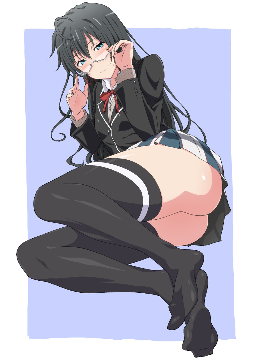anime girl with black hair