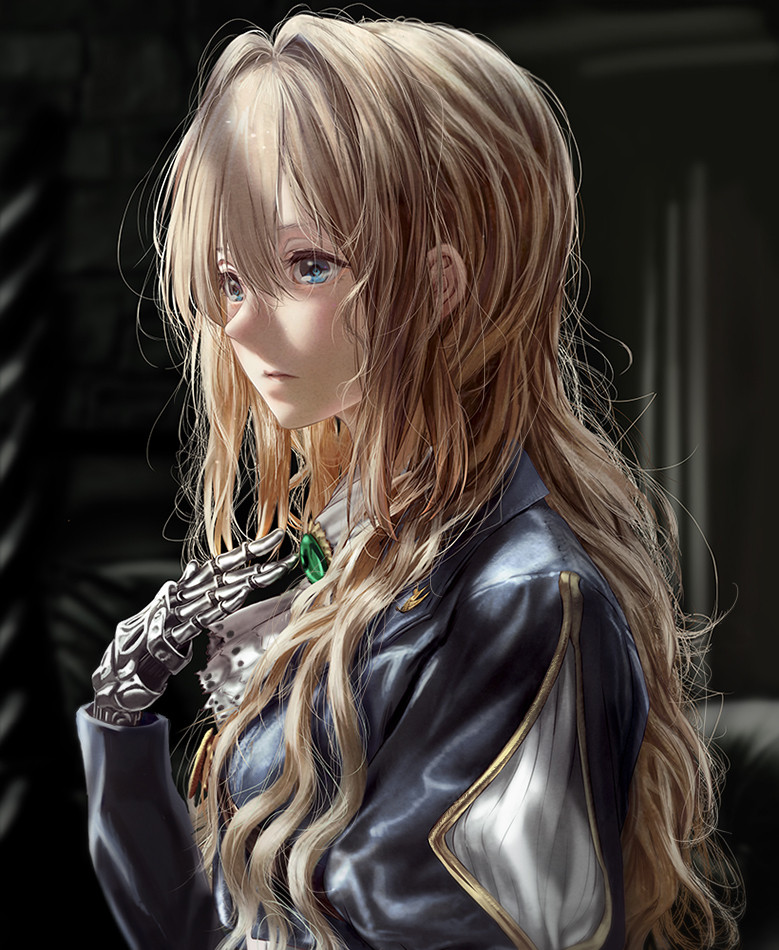 violet evergarden realistic art