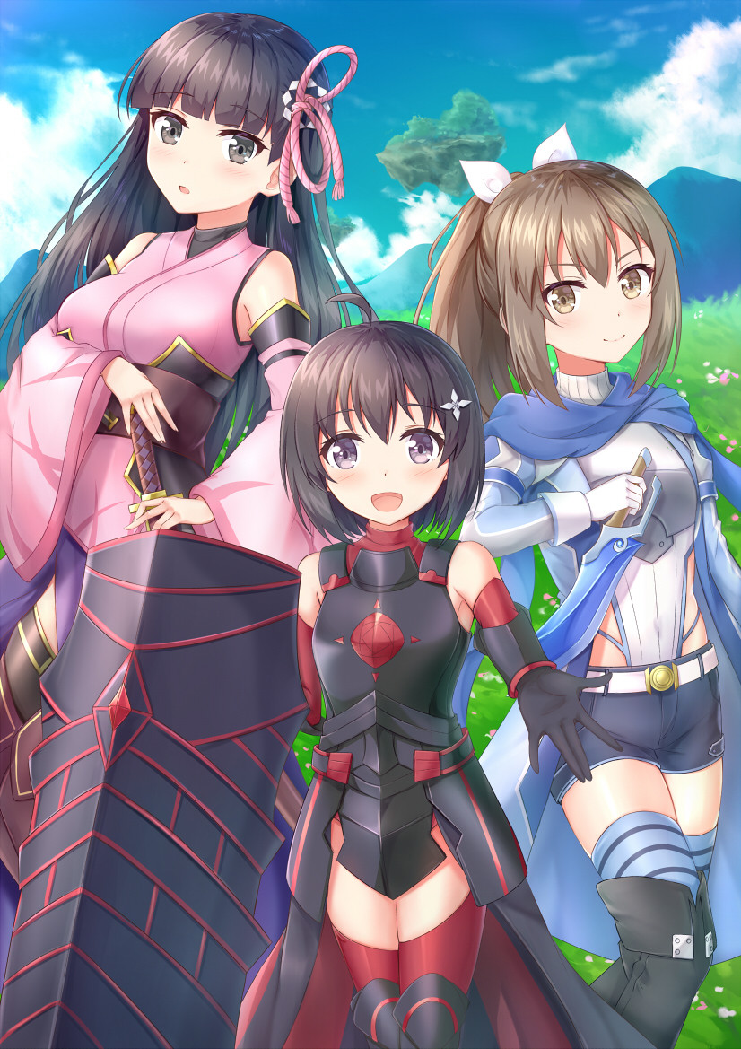 Bofuri Anime Girls in a team