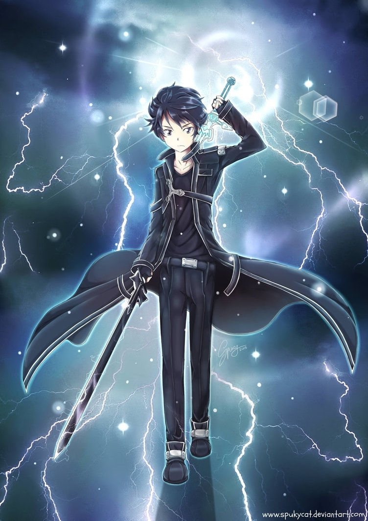 Kirito is a relatable character and is super strong