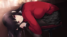 Yumeko Jabami is the main character of Kakegurui Anime where she is a great gambler and addicted to the thrill.