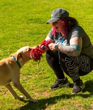 Lauren and Odie