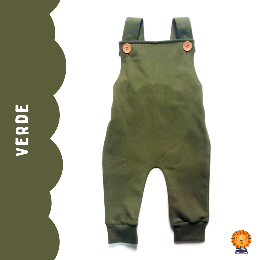Overol de franela - Verde Militar
