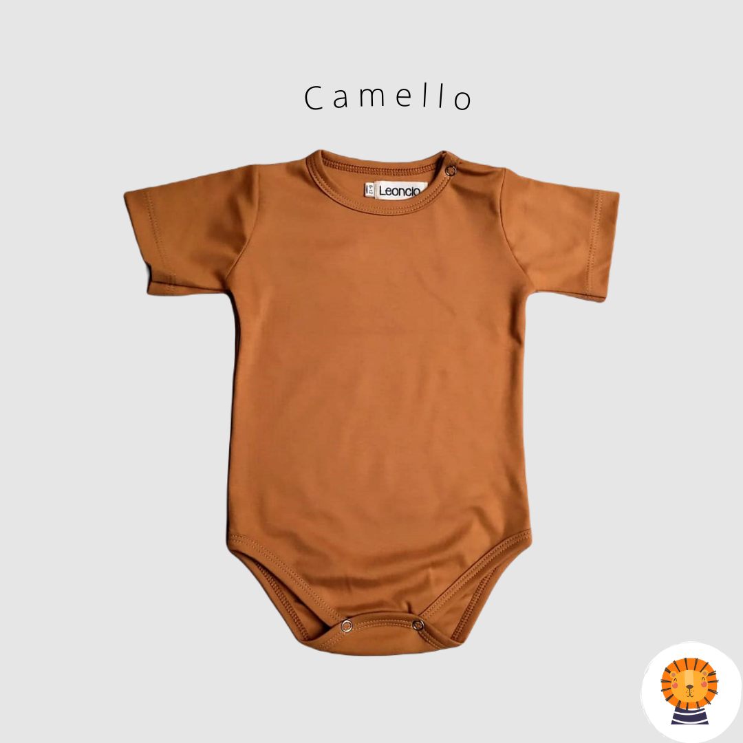 Body manga corta - Camello