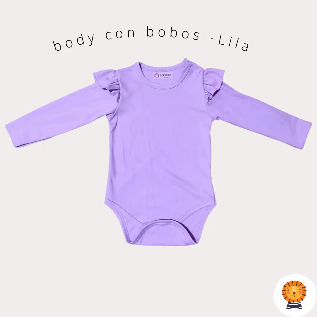 Body con bobos - Lila