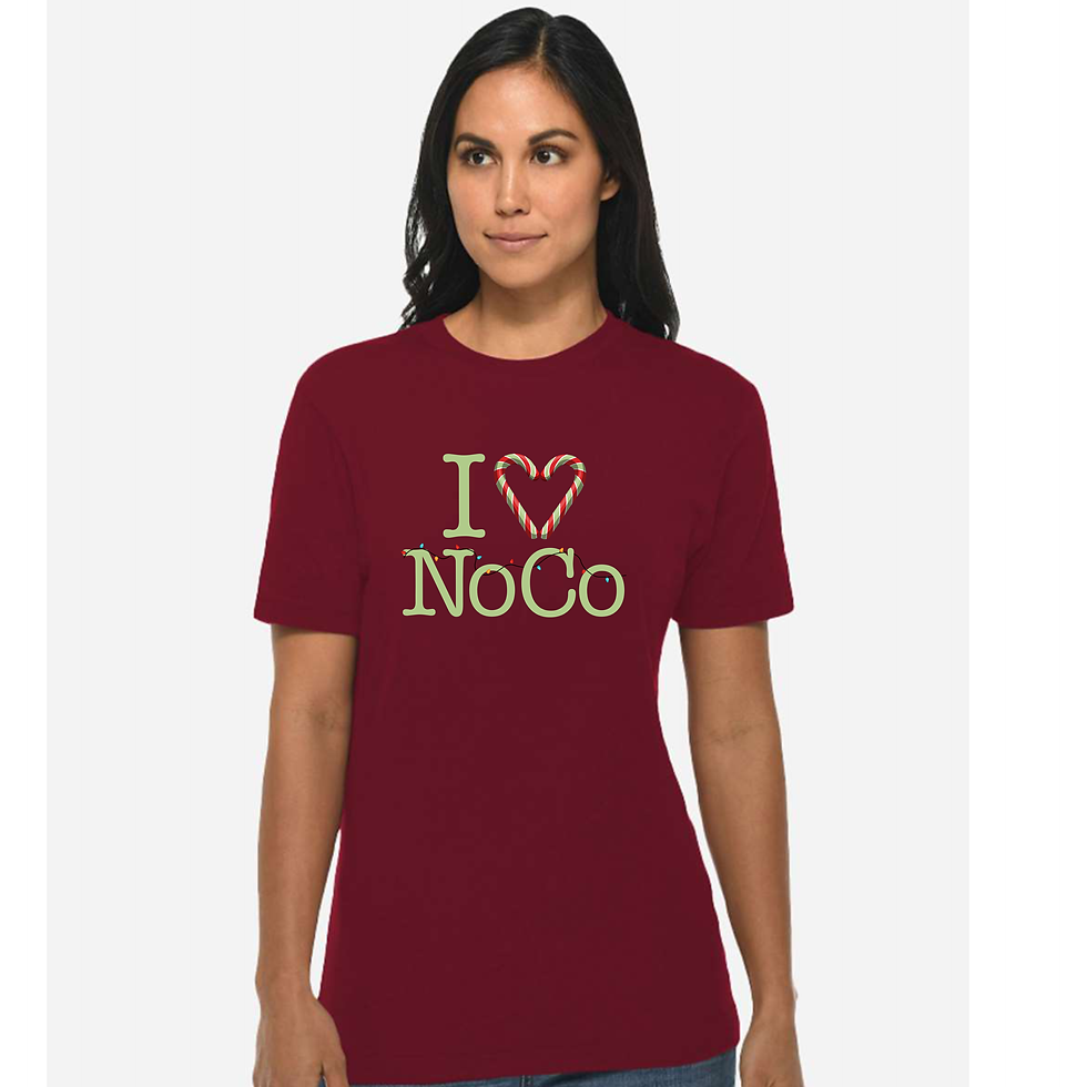 I 'Heart' NoCo Candy Cane & Lights T-Shirt