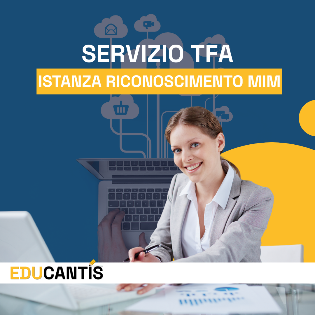 SERVIZIO TFA – ISTANZA RICONOSCIMENTO MIM