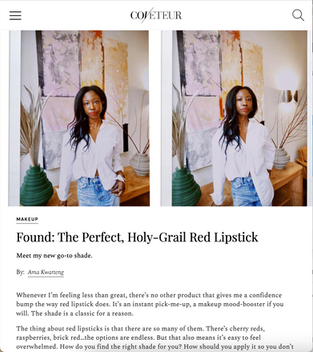 NICK BAROSE GIVES TIPS TO FIND THE PERFECT RED LIPSTICK