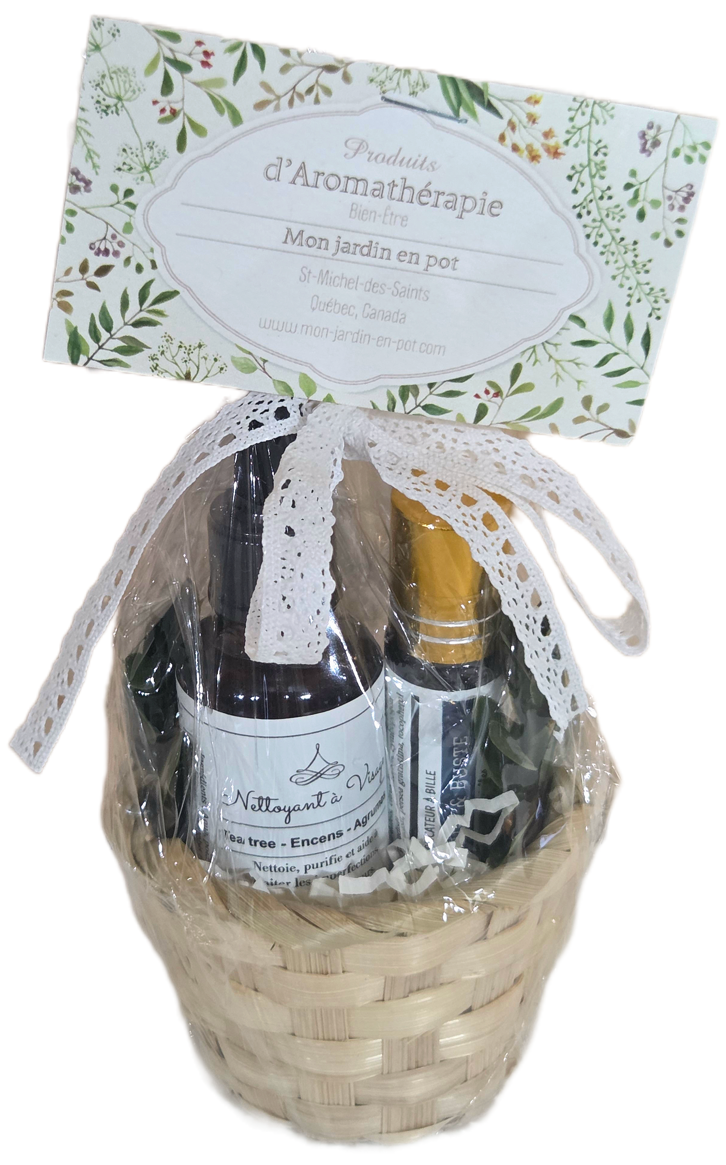 Ensemble cadeau soins pour le visage