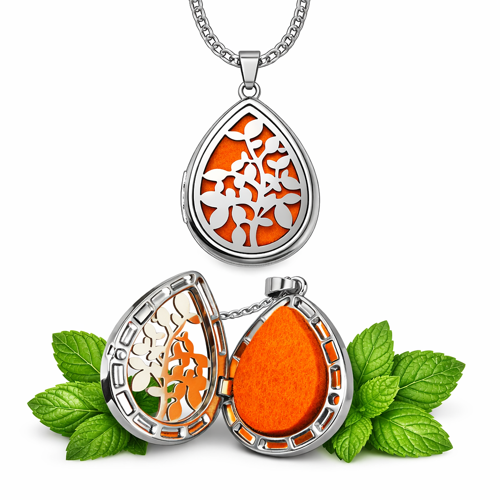 collier diffuseur d'huiles essentielles
