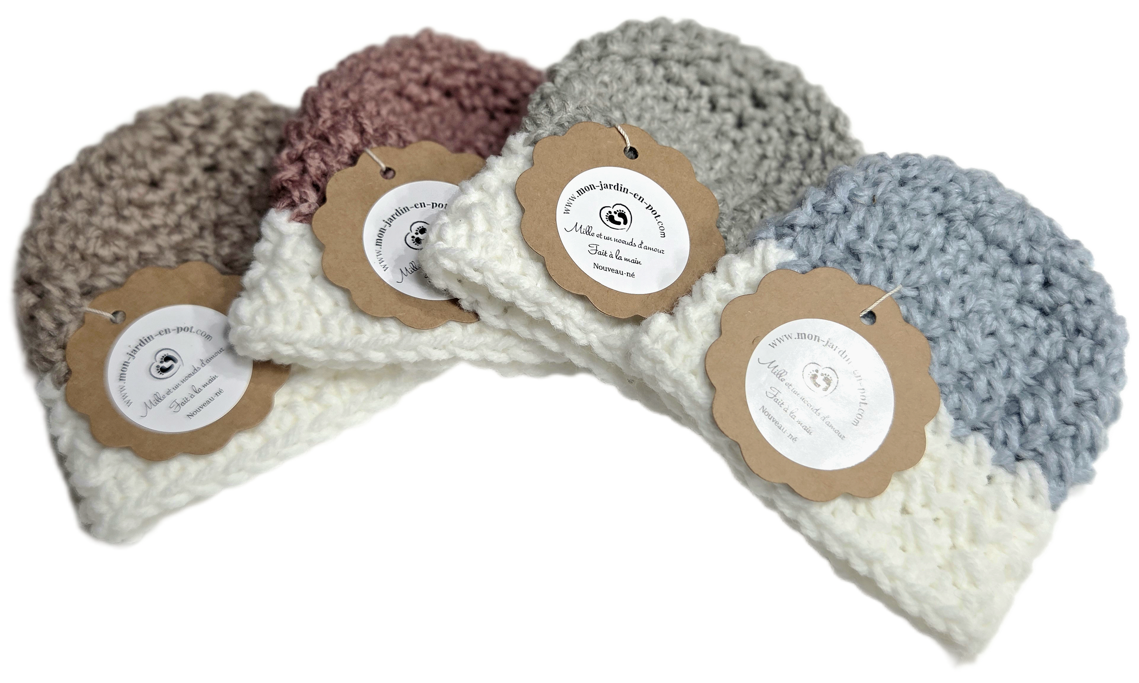 bonnets de naissance pour bébé