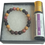 Miniature : Ensemble cadeau d'aromathérapie bracelet et rouleau d'huiles essentielles