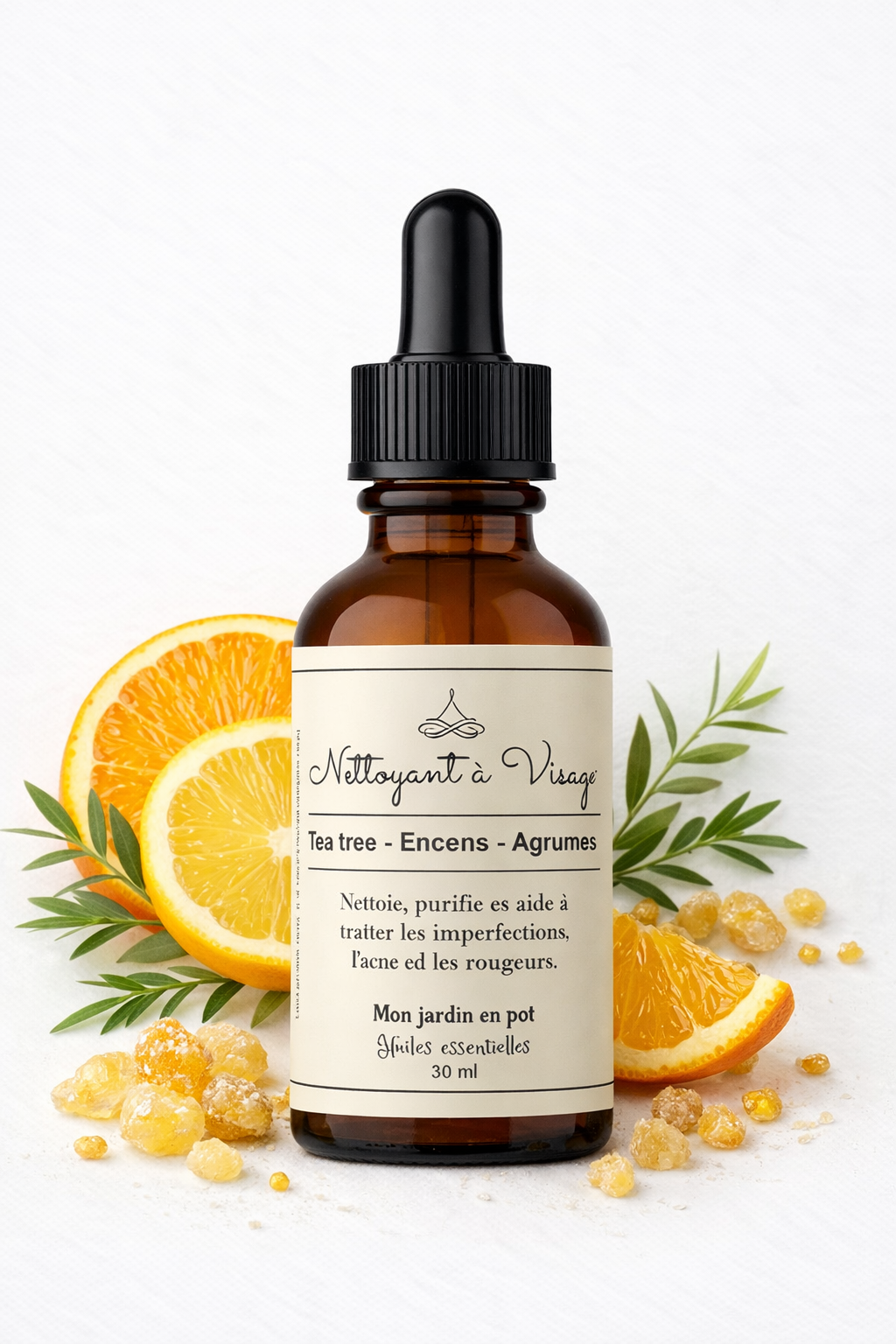 Nettoyant pour visage - Savon de castille et huiles essentielles