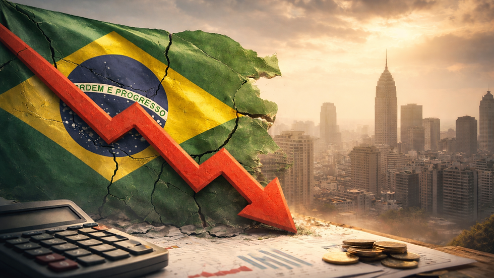IBC-Br recua em março e reforça sinais de enfraquecimento da economia brasileira
