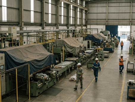 PMI industrial desaba a 44,8 em setembro, menor nível em quase três anos e meio