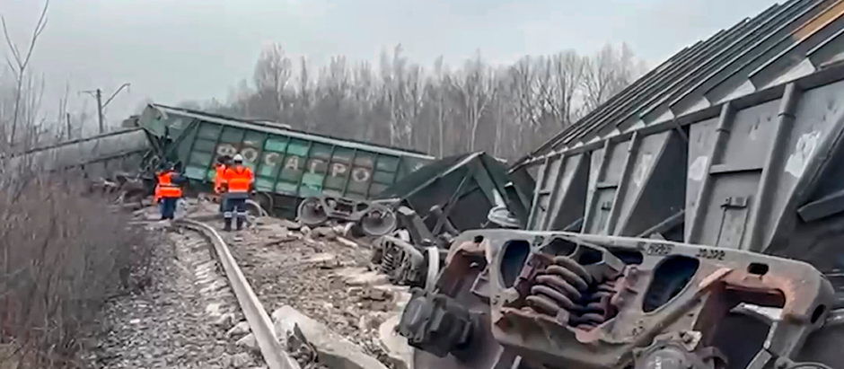 Rússia acusa Ucrânia de "ataque terrorista" em sabotagem ferroviária