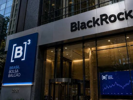 BlackRock passa a deter mais de 10% das ações ordinárias da B3
