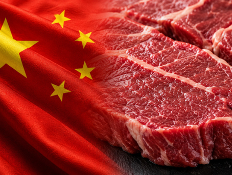 China impõe tarifa adicional de 55% sobre carne bovina brasileira a partir de quinta-feira