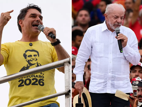 Pesquisa Palver: Flávio Bolsonaro fica numericamente à frente de Lula tanto no 1º quanto no 2º turno