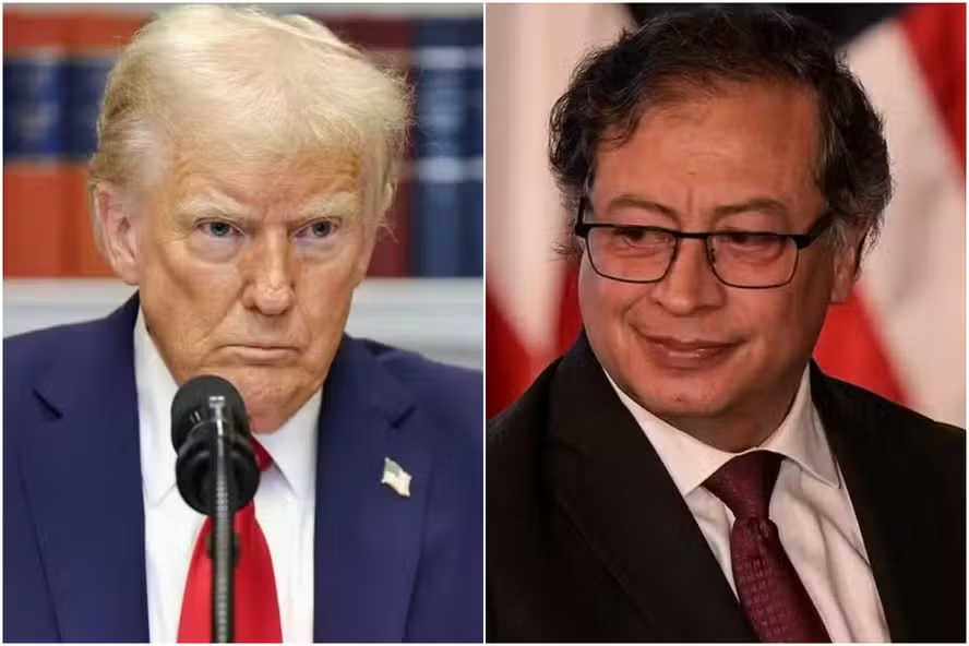 Foto: Bloomberg (Donald Trump)/Juan Barreto/AFP (Gustavo Petro)