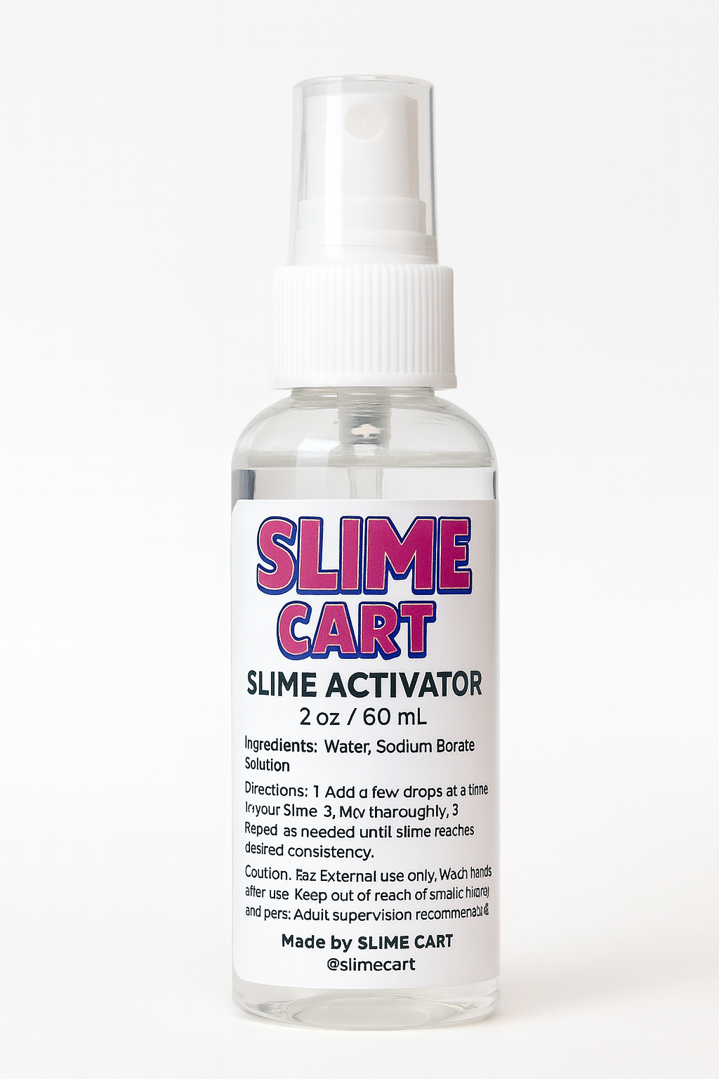 2 oz Slime Activator – Quick Fix for Sticky Slime