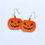 Thumbnail: Carved Pumpkin earrings