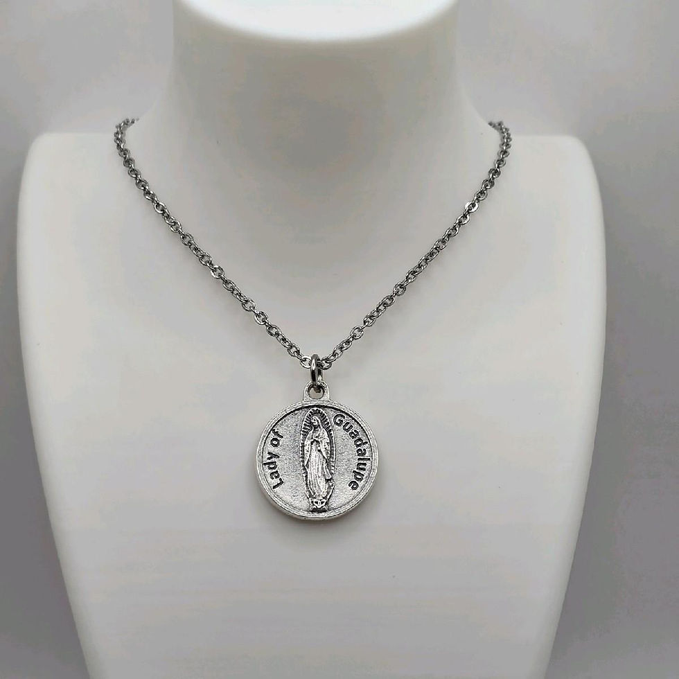 Miniatura: Collares de oración católica | Medallas de 3/4 in