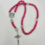 Rosario de calavera Memento Mori de San Benito (claro)