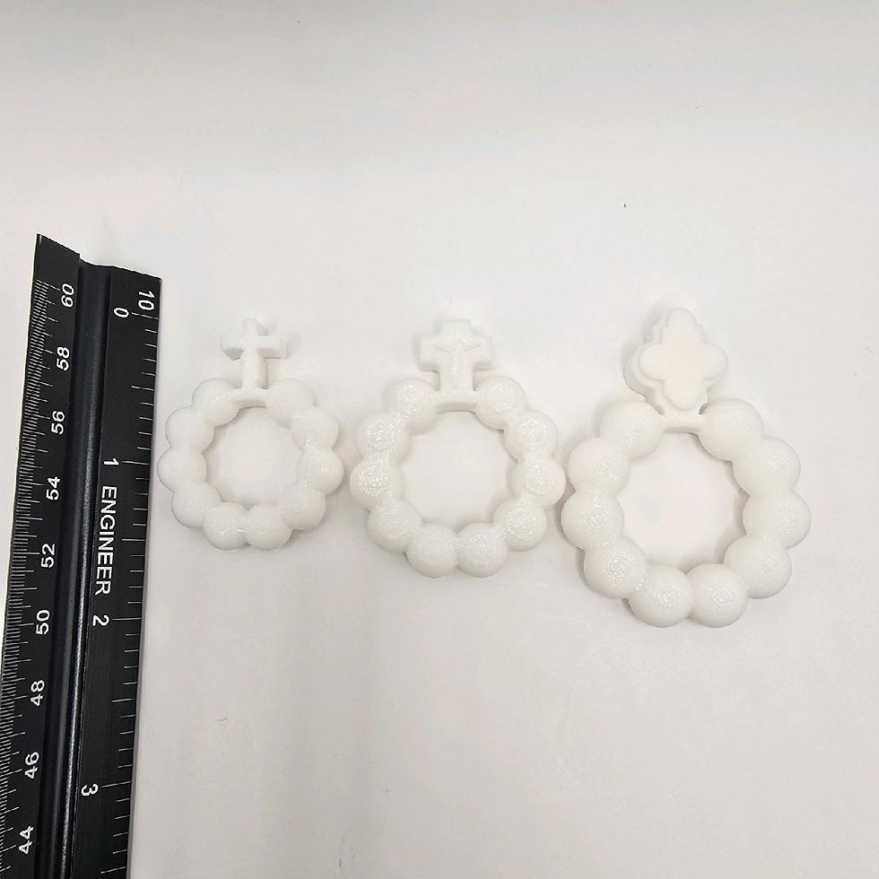 Thumbnail: Miniature Pocket Rosary Rings