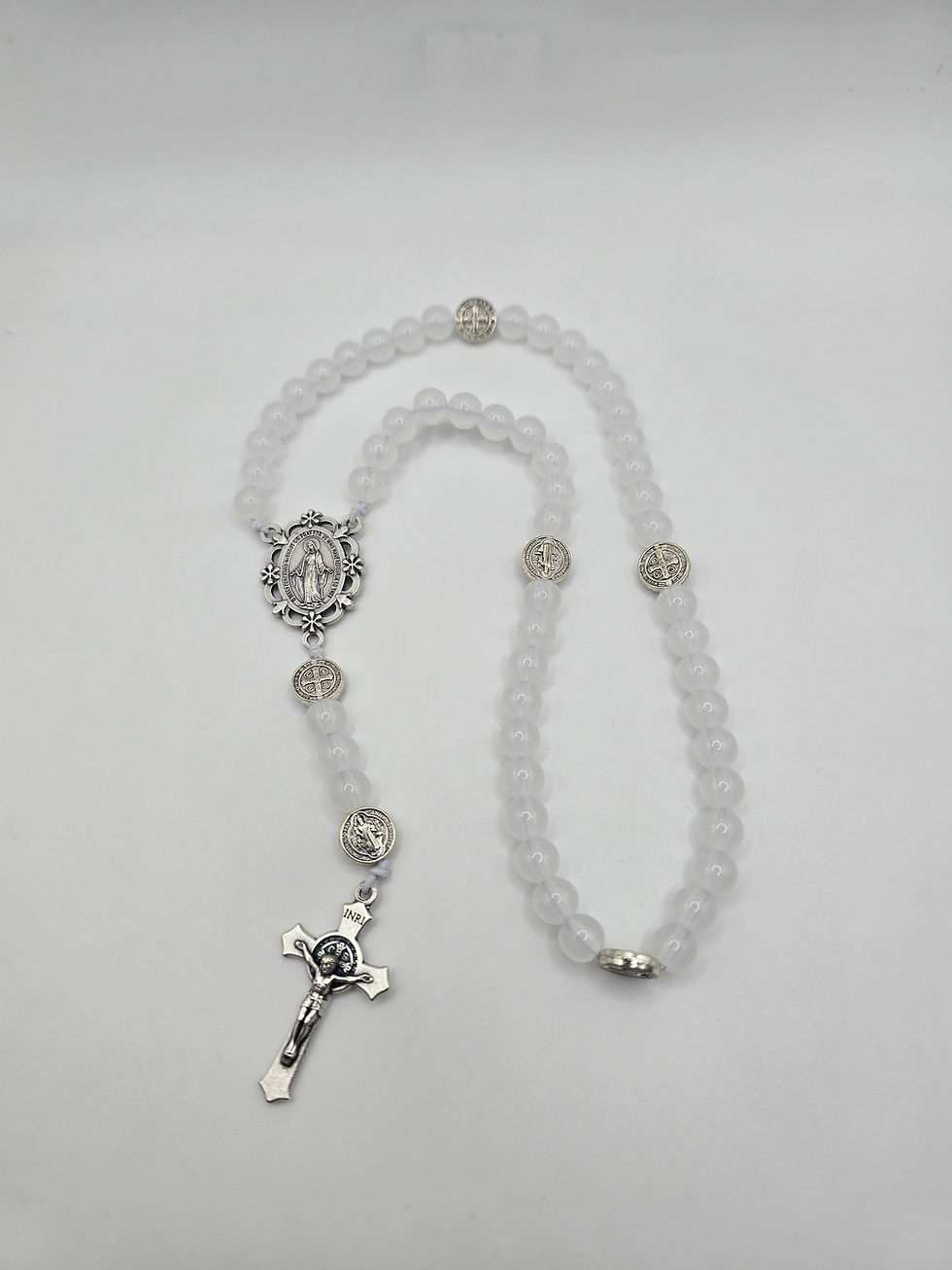 Thumbnail: Gel Stretchy Rosary Bracelet (Homemade and Catholic Small Business)