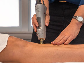 Close-up of laser hair removal treatment at Luminous Skin in Motueka, Nelson Tasman