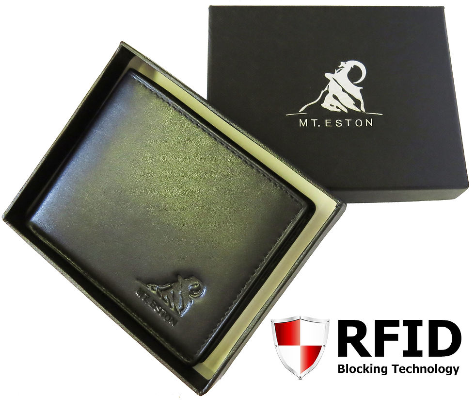 Thumbnail: Mt. Eston RFID Blocking, Wallet Men's, 18 Pocket, Black, One size