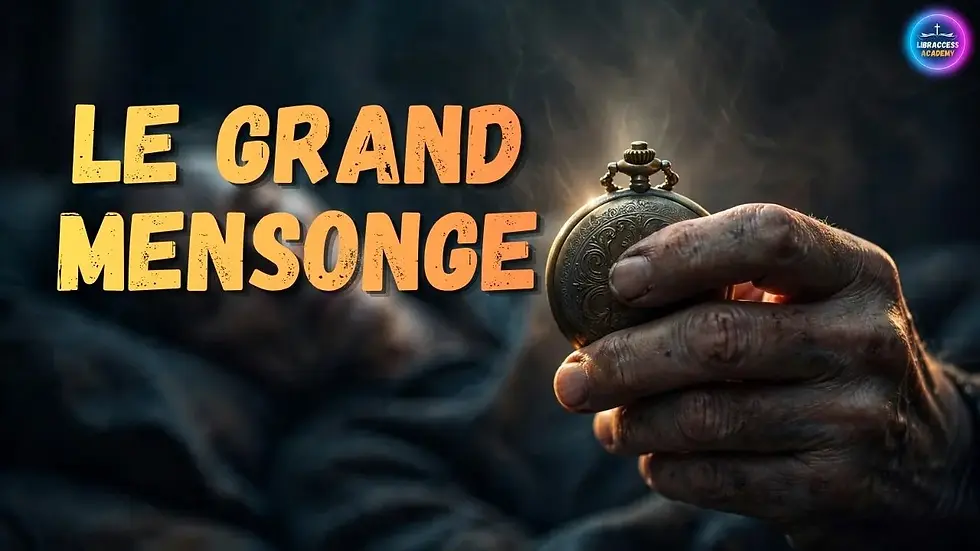 Main tenant une montre ancienne illustrant le grand mensonge de l’immortalité de l’âme selon l’étude biblique