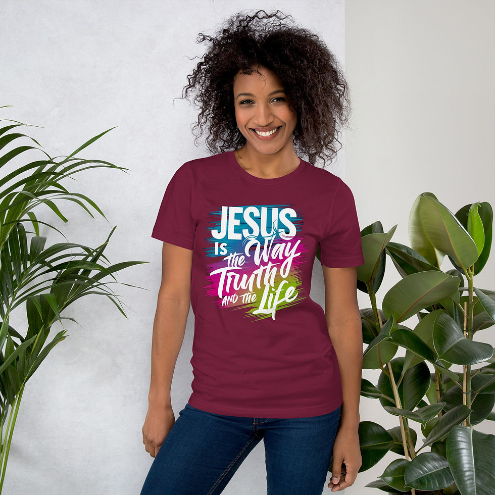 Miniature : T-shirt "Jesus is the Way, the Truth, and the Life"