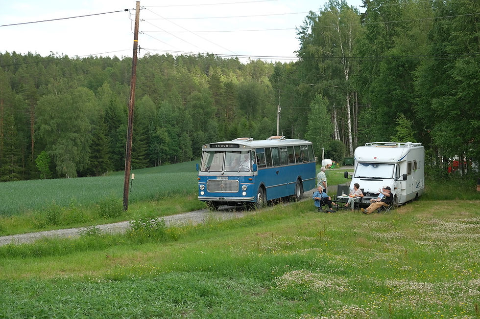 Festivalbussen ankommer!