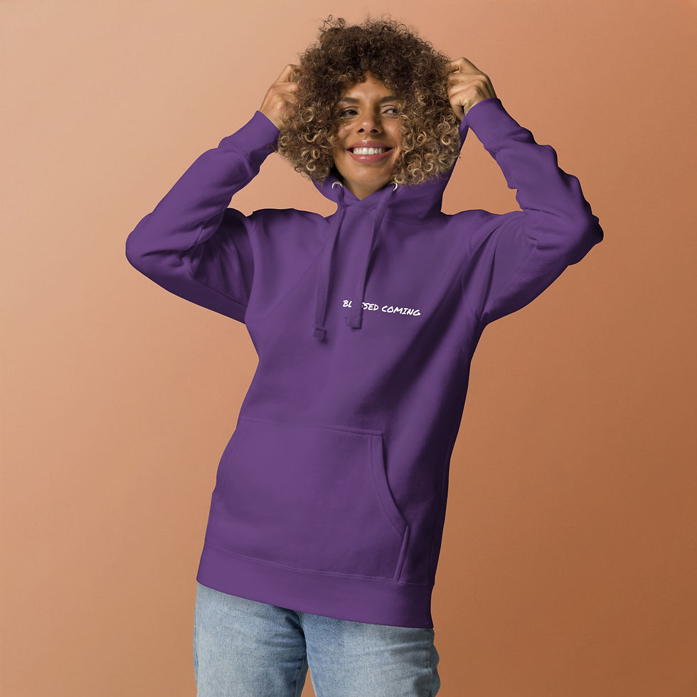 Thumbnail: I Am Blessed Unisex Hoodie copy