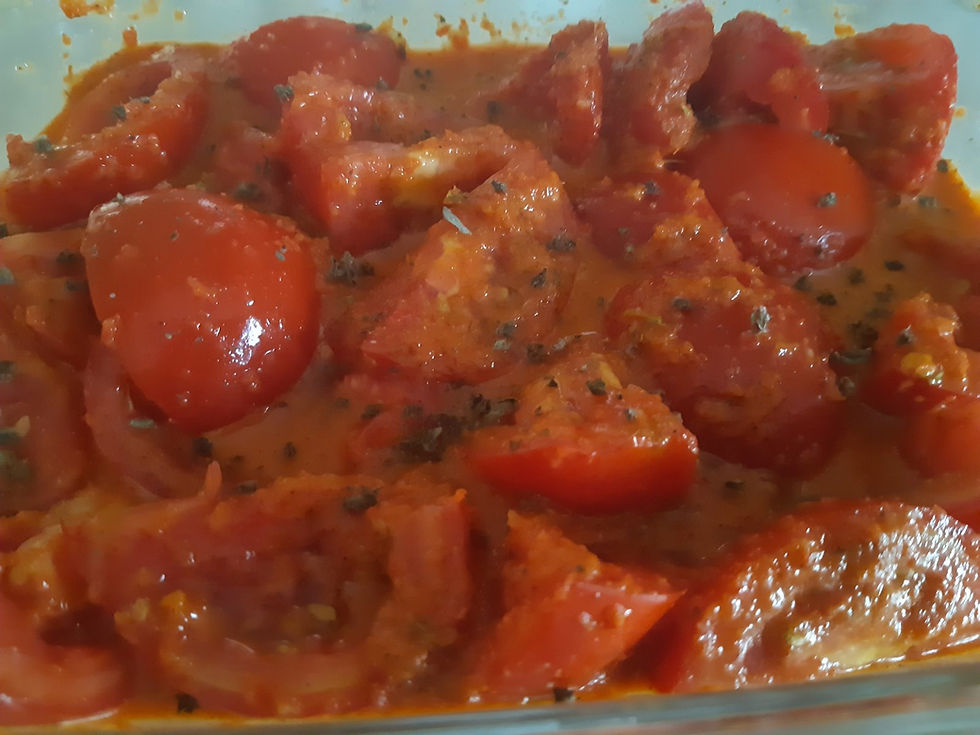 Миниатюра: Помидорный салат-закуска