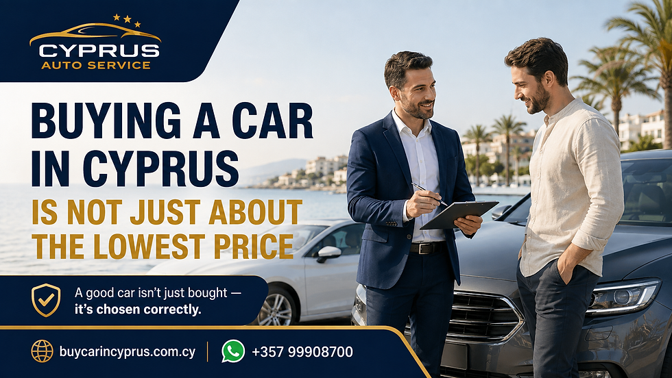 buying a car in cyprus