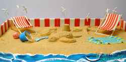 Beach cake