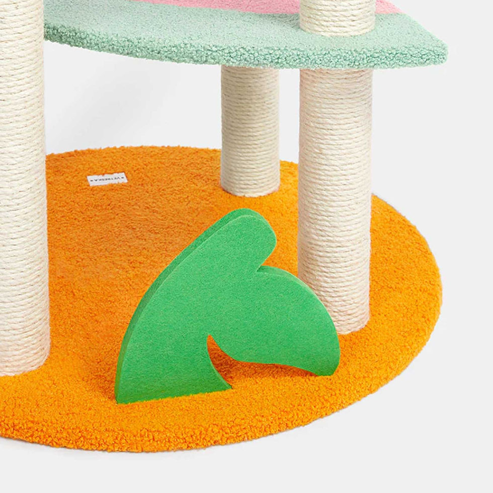 Thumbnail: VETRESKA® Fruity Cat Tree / Cat Tower / Cat Scratching Post (120cm Height)