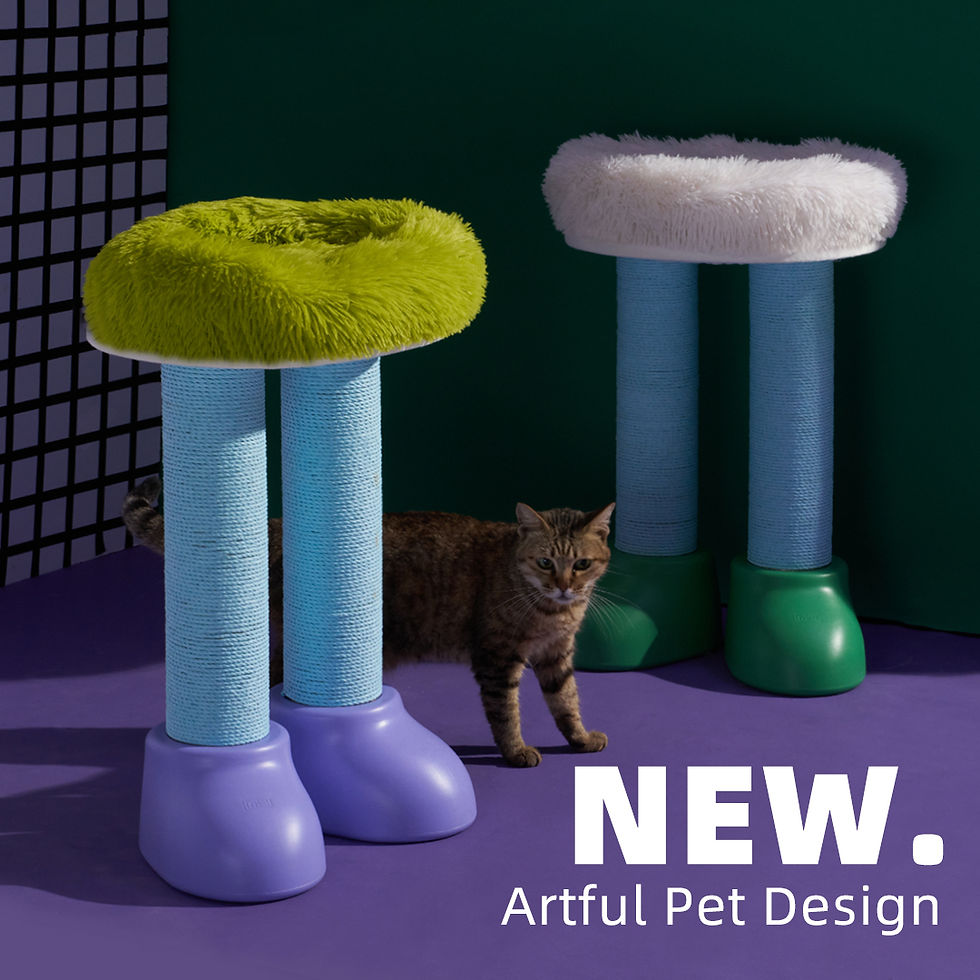 Thumbnail: MS! MAKESURE® Bootsy Cat Scratcher / Cat Bed / Side Table (Free Cushion Inc)