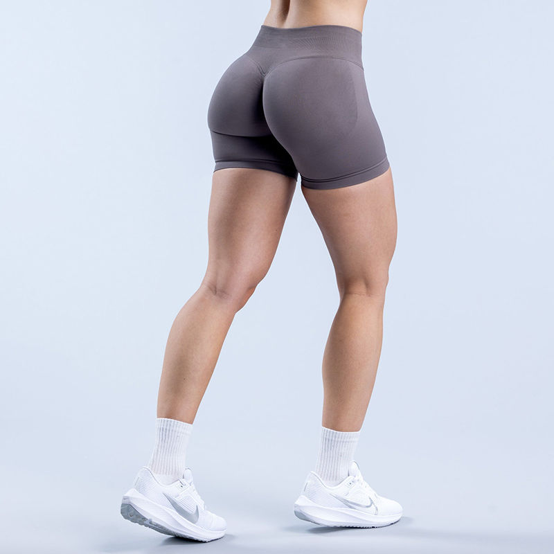 Thumbnail: Impact Shorts Women Seamless Yoga Shorts Scrunch Bum Gym Shorts Workout Low Wais