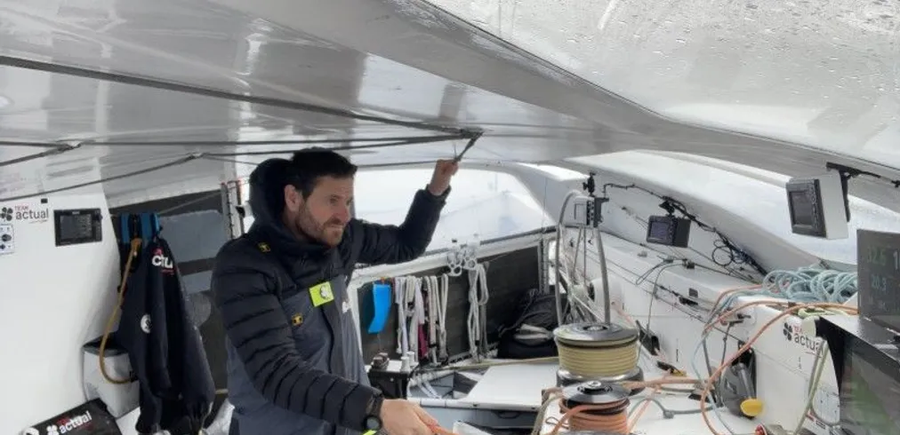 Escale technique à Cape Town pour Anthony Marchand